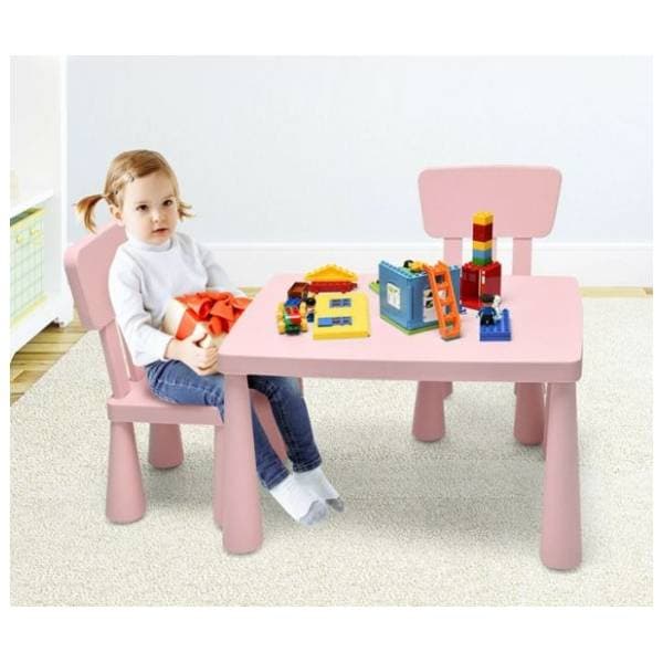 BBO set dečiji sto i stolica roze 1