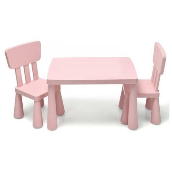 BBO set dečiji sto i stolica roze 0