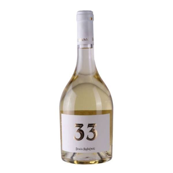 Belo vino BRAĆA RAJKOVIĆ 33 0,75l 0
