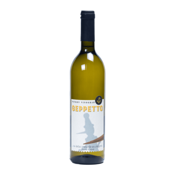 Belo vino PATKOV VINOGRADI Geppetto 0,75l 0