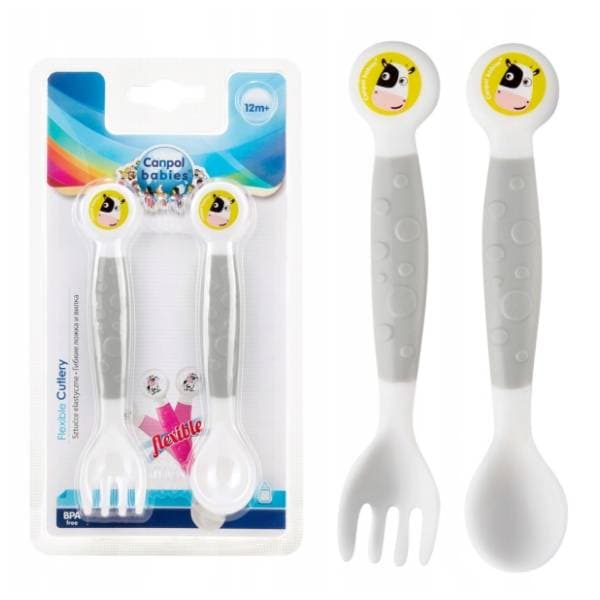 CANPOL BABIES set kašika i viljuška za bebe 0