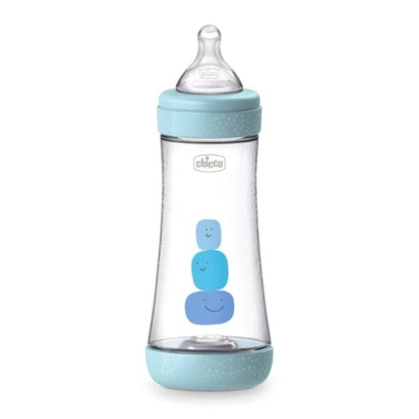 CHICCO flašica za bebe P5 300ml (4m+) plava 0