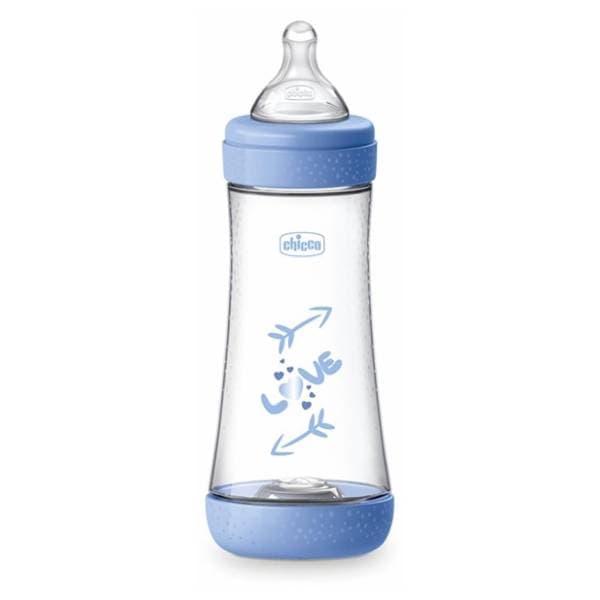 CHICCO flašica za bebe P5 300ml svetlo plava 0