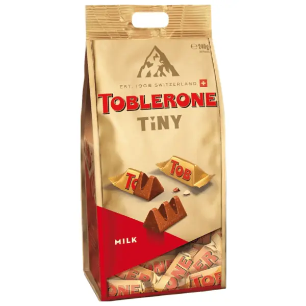 Čokoladica TOBLERONE Tiny milk 240g 0
