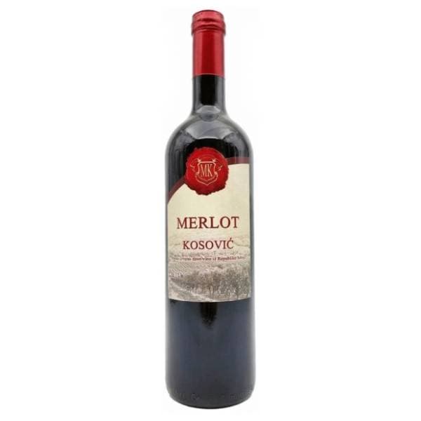 Crno vino KOSOVIĆ Merlot 0,75l 0