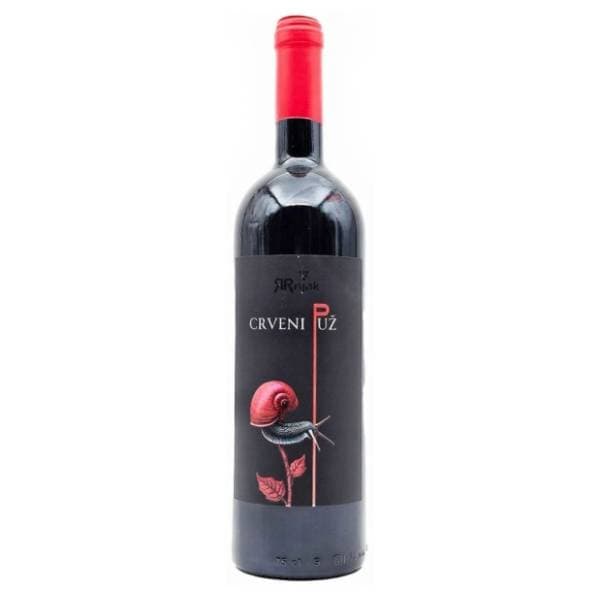 Crno vino RNJAK Crveni puž 0,75l 0
