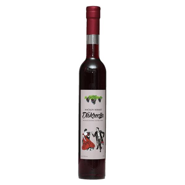 Crveno vino MAČKOV PODRUM Diškrecija 0,5l 0