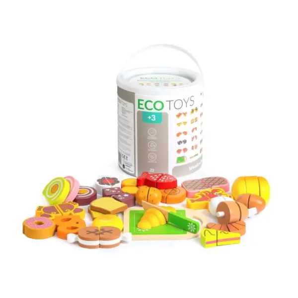 Drvene namirnice za seckanje ECO TOYS 0