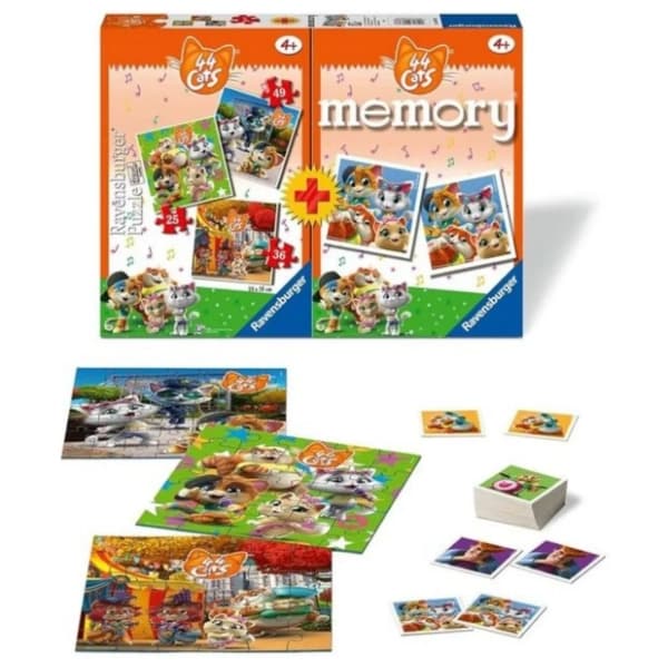 Igra memorije Cats 44 RAVENSBURGER 0