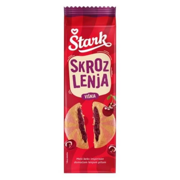 Keks ŠTARK skroz lenja višnja 135g 0