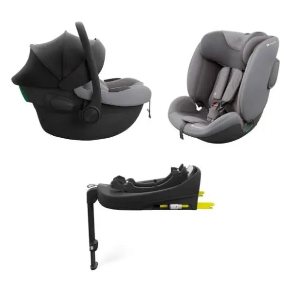 KINDERKRAFT auto sedište I-Lite I-Fix Endura Safe grey 1