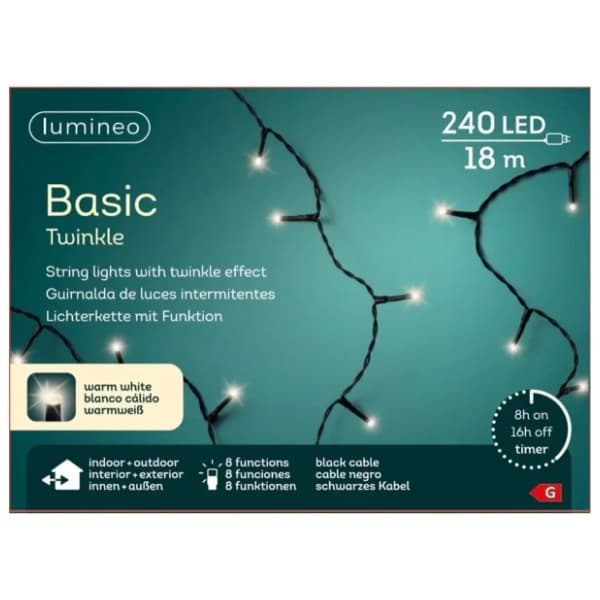 Lampice LED LUMINEO 494166 18m 0