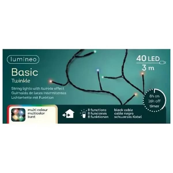 Lampice LED LUMINEO 494108 3m 0