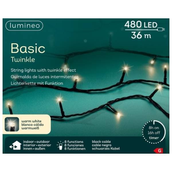 Lampice LED LUMINEO 494186 36m 0