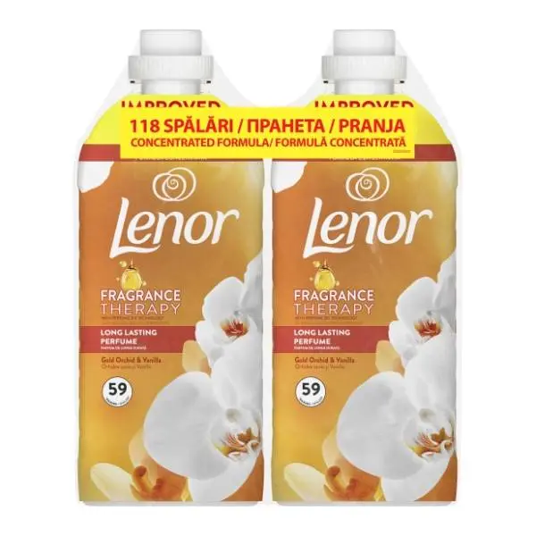 LENOR Gold orchid omekšivač za veš 118 pranja (2x1,239ml) 0