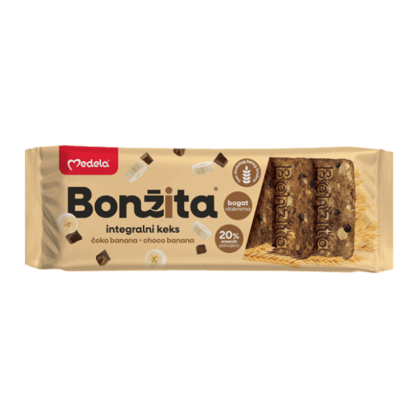 MEDELA Bonžita integralni keks čoko banana 120g 0