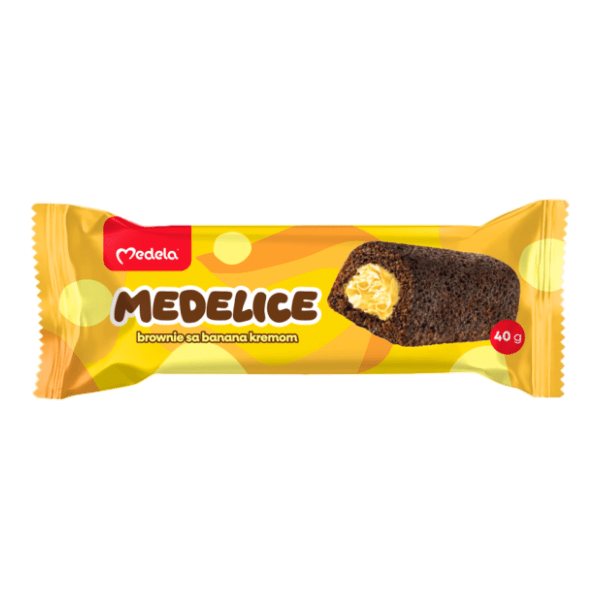 Medelice MEDELA Brownie sa banana kremom 40g 0