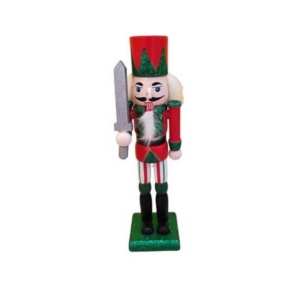 Novogodišnja figura Drveni vojnik 25cm TG2503 0