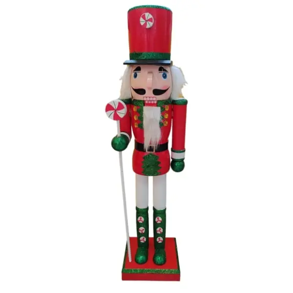 Novogodišnja figura Drveni vojnik 38cm TG3806 0