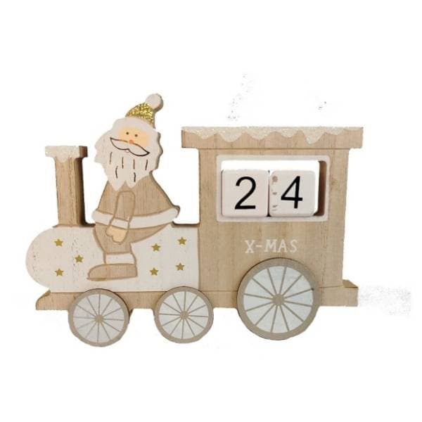 Novogodišnji ukras drveni kalendar ENA 0