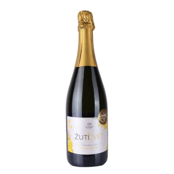 Penušavo vino ALEKSIĆ Žuti cvet 0,75l 0