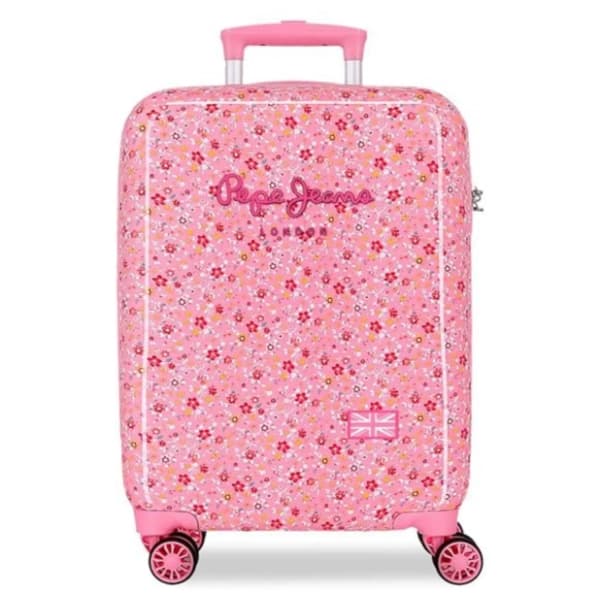 PEPE JEANS kofer roze sa cvetićima 55cm 0