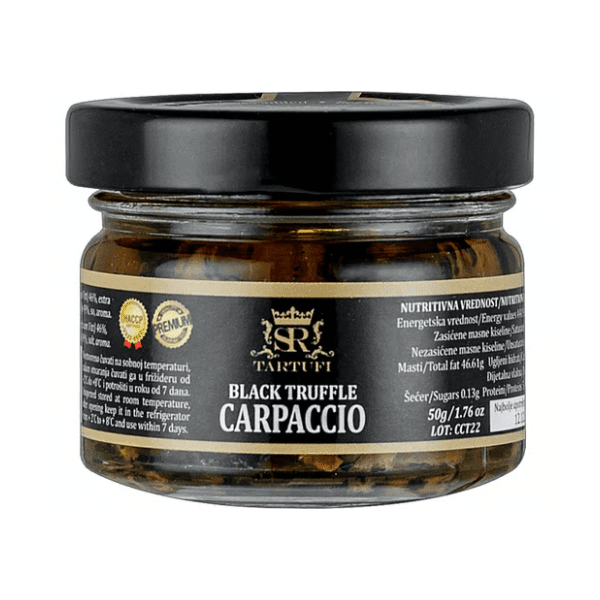 Preliv TARTUFI SR Carpaccio crni 50g 0