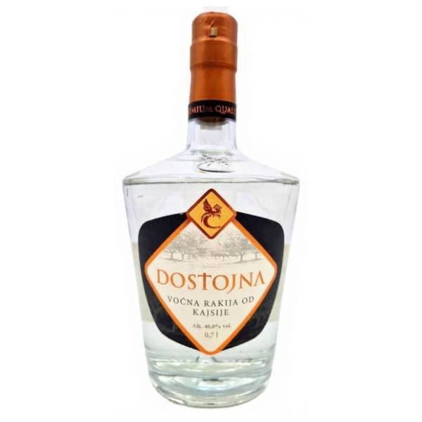 Rakija DOSTOJNA kajsija 0,7l 0