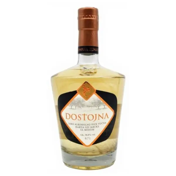 Rakija DOSTOJNA medovina 0,7l 0
