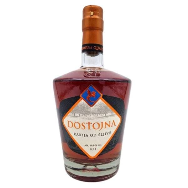 Rakija DOSTOJNA šljiva 0,7l 0