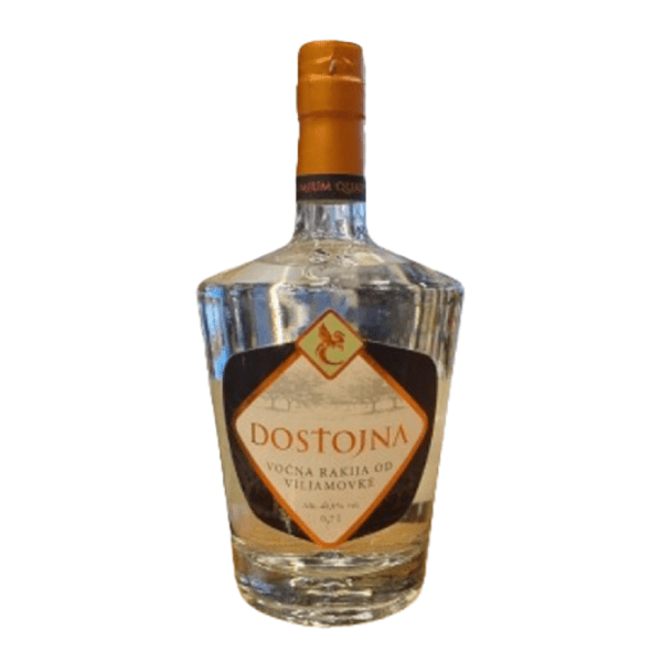 Rakija DOSTOJNA viljamovka 0,7l 0