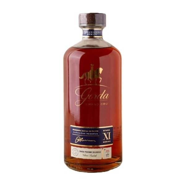 Rakija GORDA šljiva 11 yo 0,7l 0