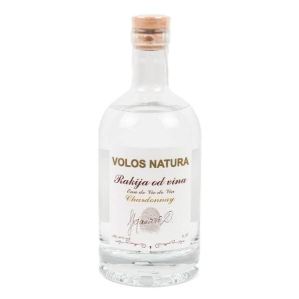 Rakija od vina VOLOS NATURA Chardonnay 0,7l 0