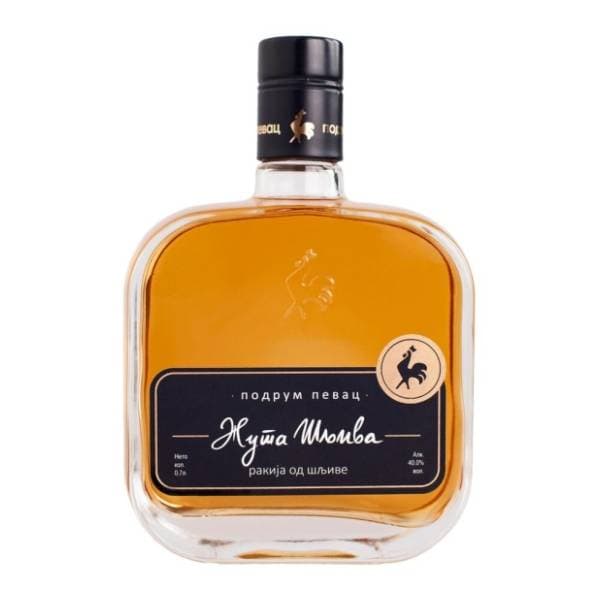Rakija PEVAC žuta šljiva 0,7l 0