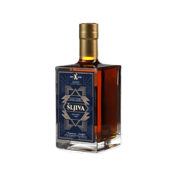 Rakija STARI HRAST šljiva premium 0,7l 0