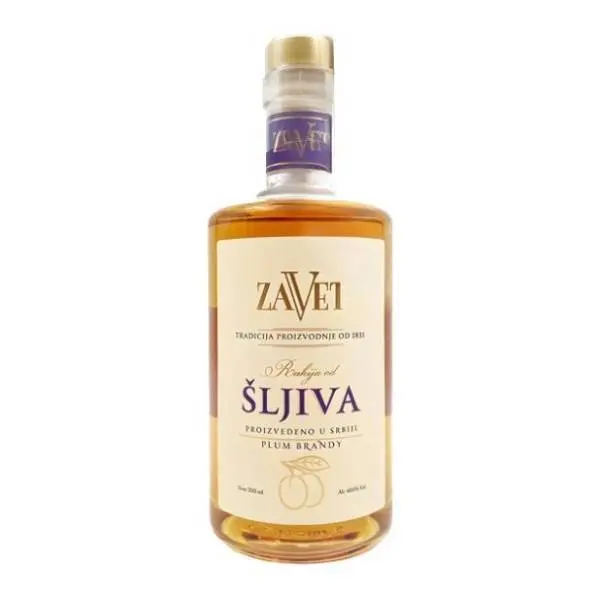 Rakija ZAVET šljiva 3 yo 0,7l 0