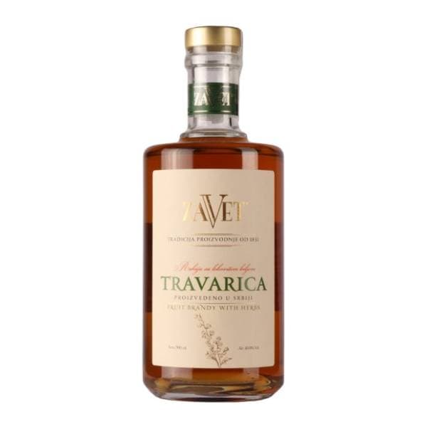Rakija ZAVET travarica 0,7l 0