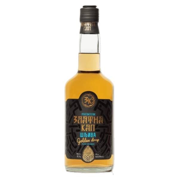 Rakija ZLATNA KAP šljiva 0,7l 0