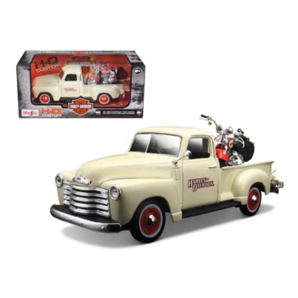 Set Chevrolet Pickup i FLSTS Heritage Springer 1:24 MAISTO 2
