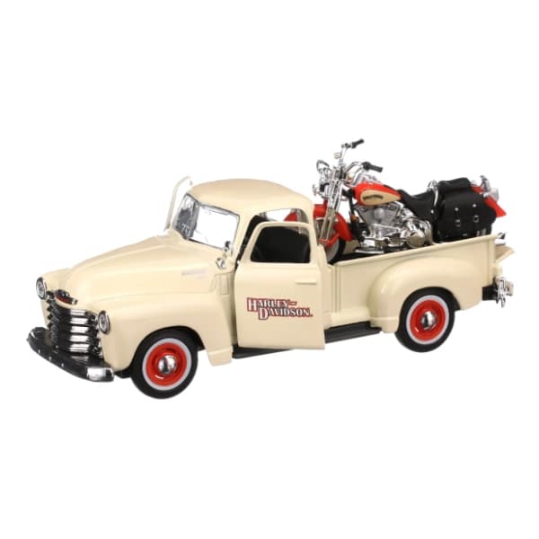 Set Chevrolet Pickup i FLSTS Heritage Springer 1:24 MAISTO 0