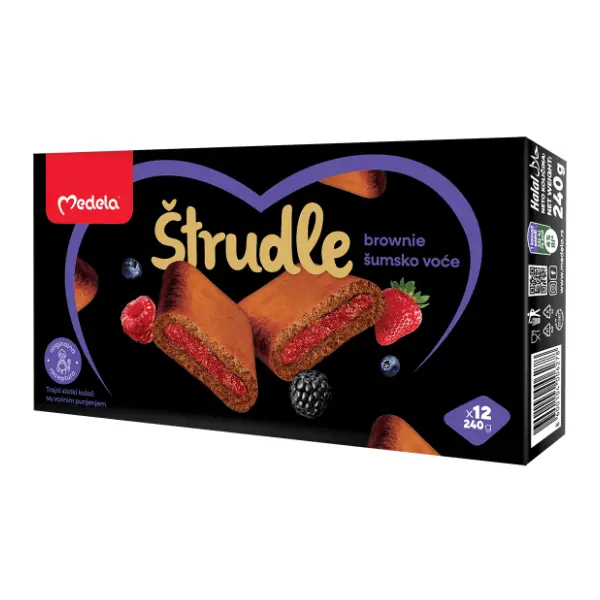 Štrudla MEDELA Brownie šumsko voće 240g 0
