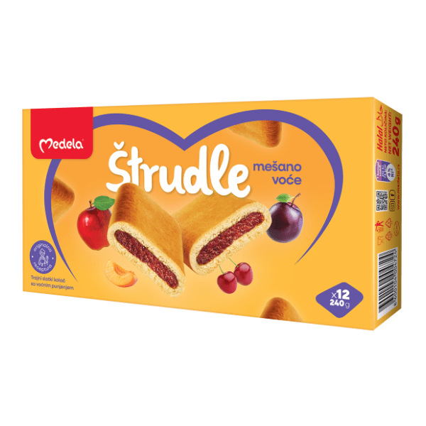 Štrudla MEDELA mešano voće 240g 0