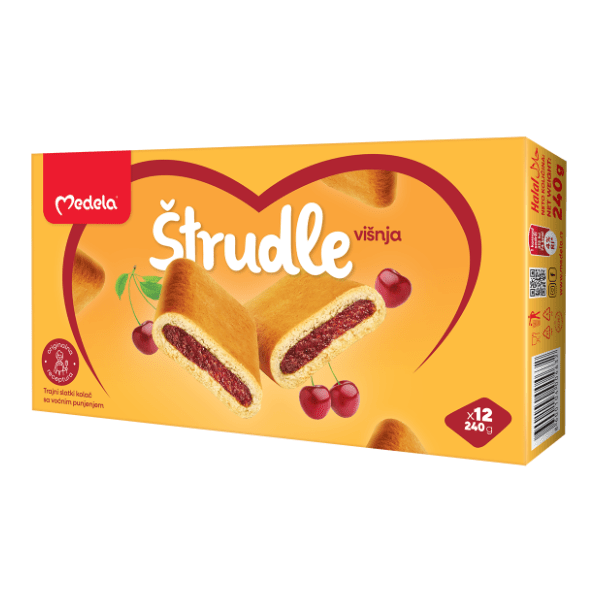 Štrudla MEDELA višnja 240g 0