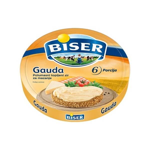 Topljeni sir BISER gauda 140g 0