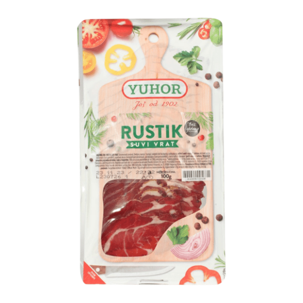 YUHOR Rustik suvi vrat slajs 100g 0