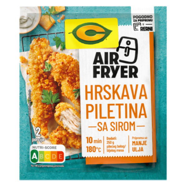 Začin C Air fryer hrskava piletina sa sirom 44g 0