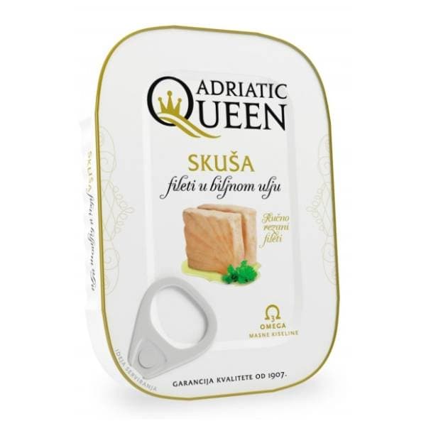 ADRIATIC QUEEN skuša fileti u maslinovom ulju 170g 0
