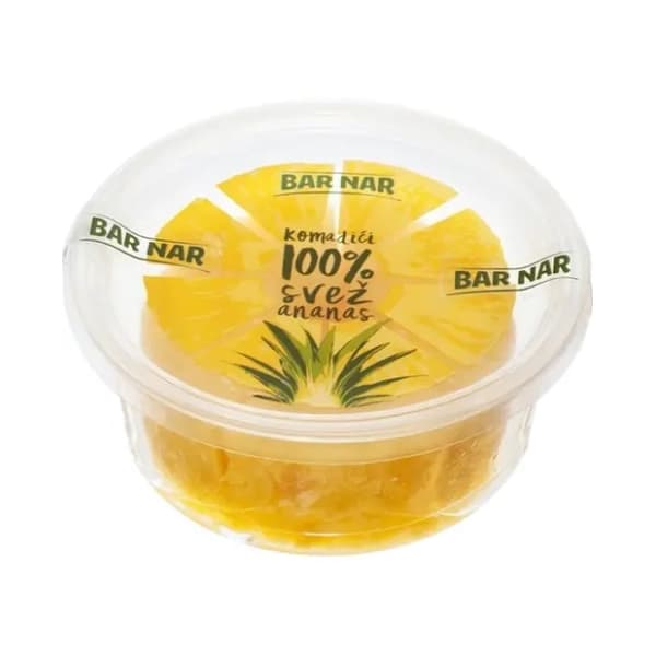 BAR NAR ananas svež u komadićima 160g 0