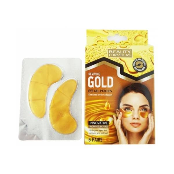 BEAUTY FORMULAS Gold jastučići za predeo ispod očiju 6kom 0