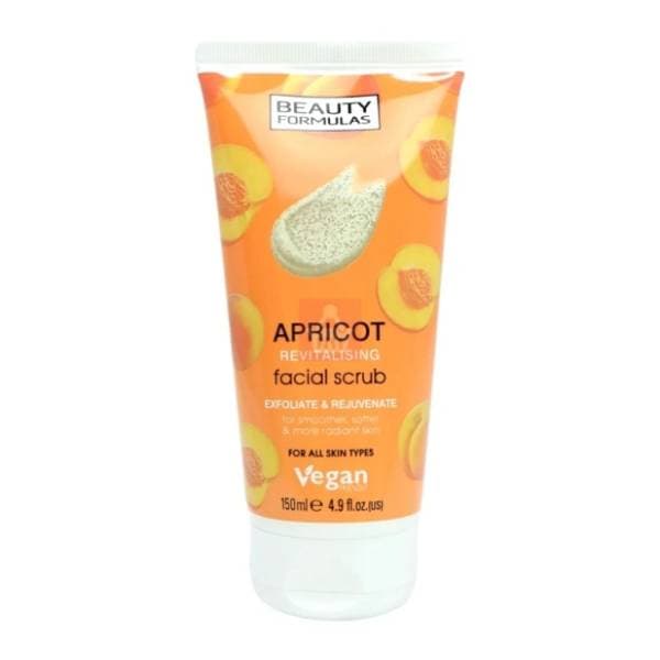 BEAUTY FORMULAS piling za lice kajsija 150ml 0